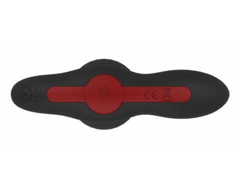 Figo Vibrating Butt Plug Black