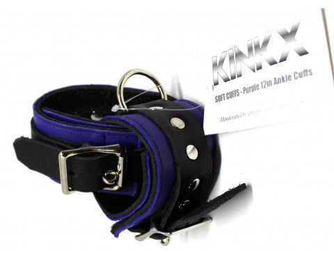 Kinkx Soft Cuffs 12 Ankle Cuffs Purple