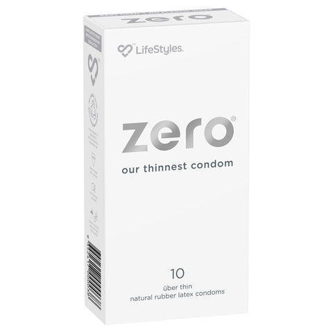 Lifestyles Zero Uber Thin Condoms 10 Pack