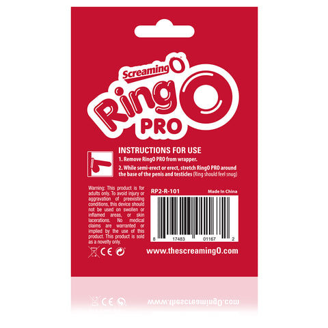 Screaming O Ring O Pro  XL Red