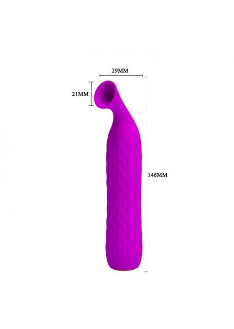 Pretty Love Quentin Sucking Clitoral Vibrator Purple 564