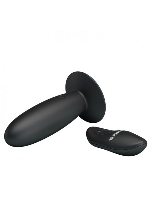 Pretty Love Butt Plug Massager w Remote Control - 045W