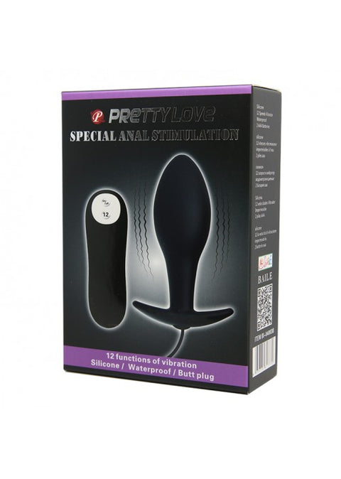 Pretty Love Special Anal Stimulation Butt Plug w Remote - 038