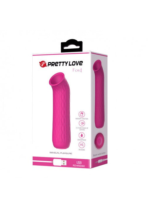 Pretty Love Ford Sucking Clitoral Vibrator 547 Hot Pink