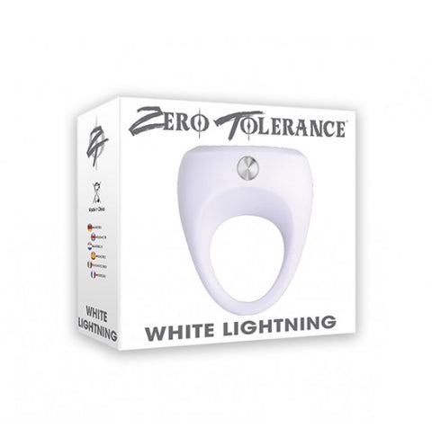 Zero Tolerance White Lightning Silicone Cock Ring