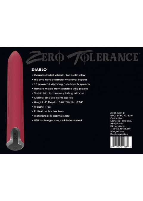 Zero Tolerance Diablo Rechargable Bullet