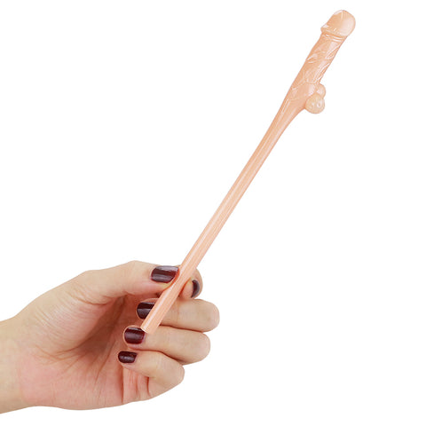 Love Toy Flesh Willy Straws 9pk