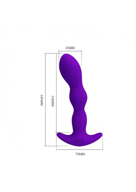 Pretty Love Yale Anal Vibe Purple - 068-1