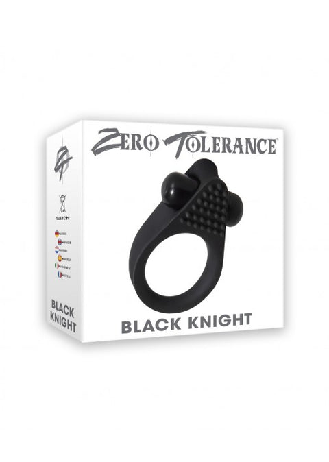 Zero Tolerance Black Knight Vibrating Cock Ring