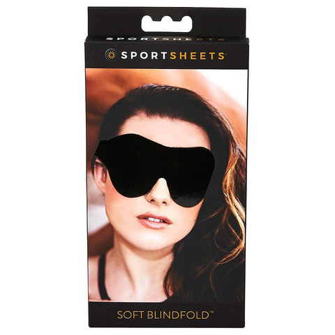Sportsheets Soft Blindfold Black