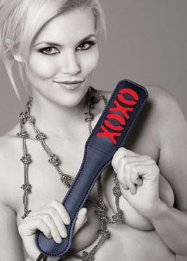 S&M XOXO Black Paddle