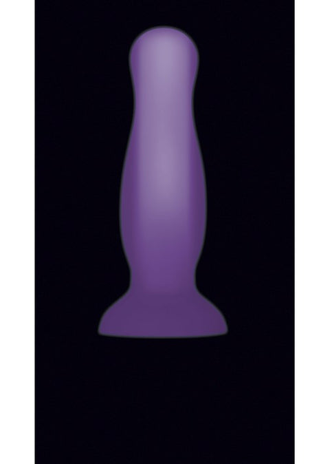 Luminous Plug Medium Purple - Glow in the Dark
