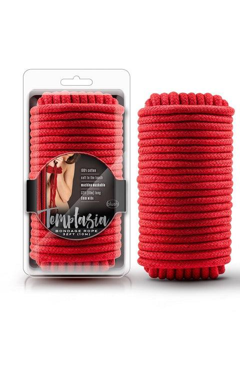 Temptasia Bondage Rope 10m Red