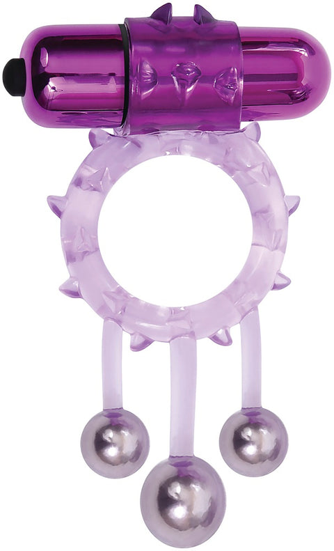 Adam & Eve Triple Ball Bangin Vibrating Ring Adam & Eve Triple Ball Bangin Vibrating Ring
