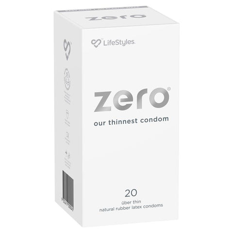 Lifestyles Zero Uber Thin Condoms 20 Pack