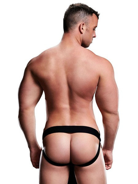 Envy Low Rise Open Back Jock Black L/XL - E065