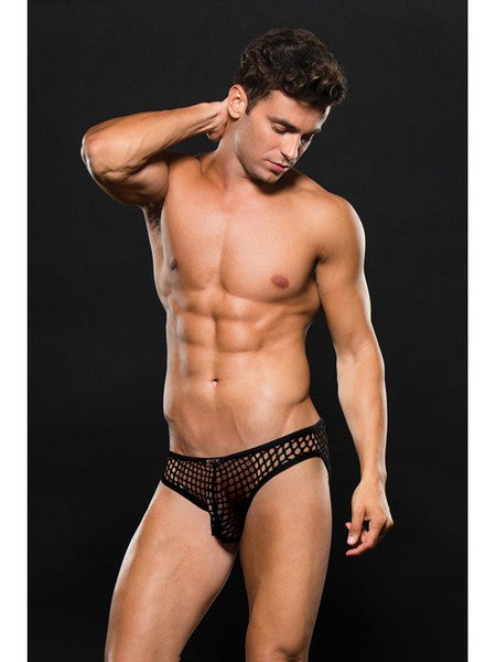Envy Mens Modern Bikini E089 Black L/XL