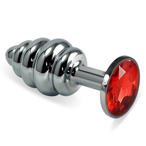 Love Toy Metal Plug RO-SSR04 Red/Silver