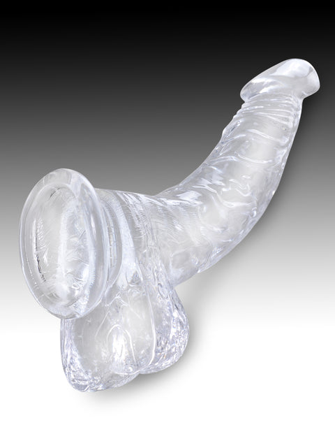 King Cock Clear 7.5" with Balls