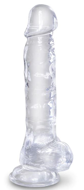 King Cock Clear 8" with Balls
