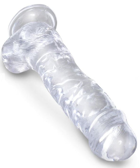 King Cock Clear 8" with Balls