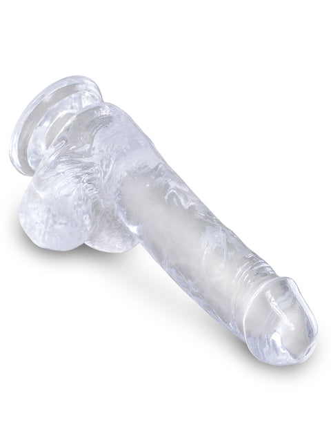 King Cock Clear 6" with Balls