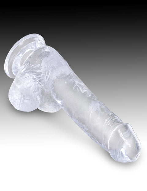 King Cock Clear 6" with Balls