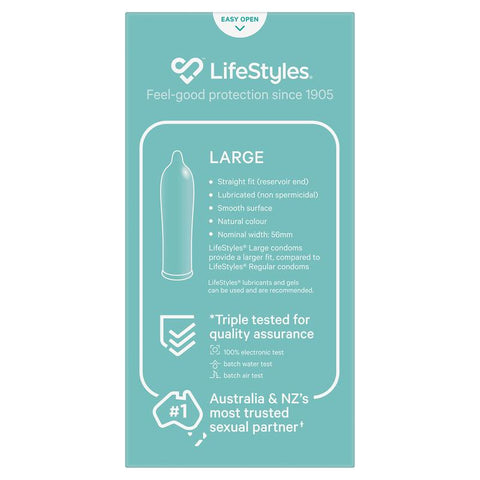 Lifestyles Condoms Large 10 Pack