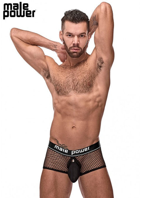 Male Power Cock Pit Mini Cock Ring Short Black M 120260