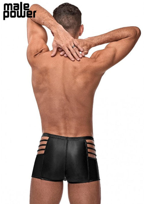 Male Power Cage Matte Black Short Black S - 121261