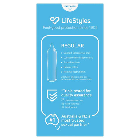 Lifestyles Regular Condoms 20 Pack