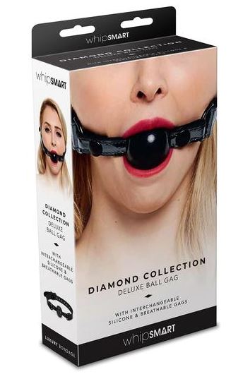 Whipsmart Deluxe Ball Gag Black