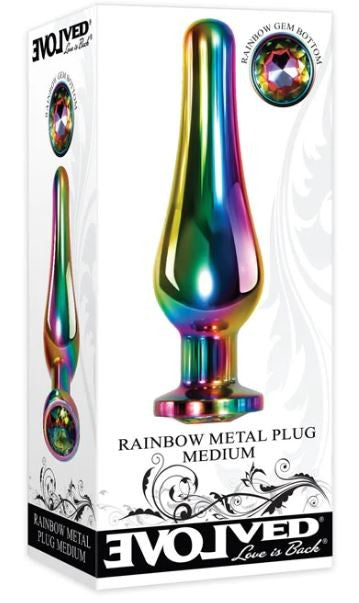 Evolved Rainbow Metal Plug Medium