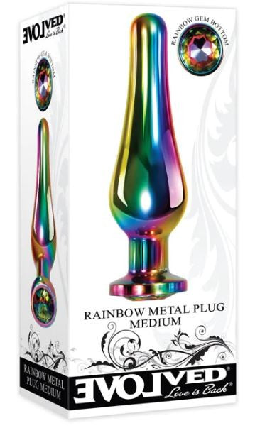 Evolved Rainbow Metal Plug Medium