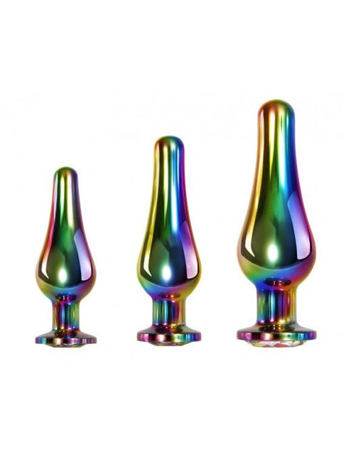 Evolved Rainbow Metal Plug Set 3pk