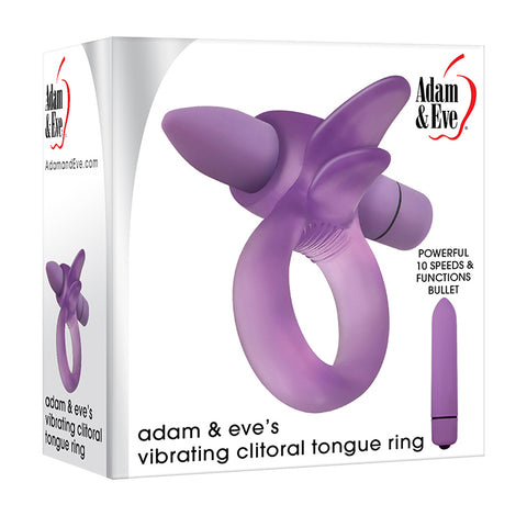 Adam & Eve Vibrating Clit Tongue Ring