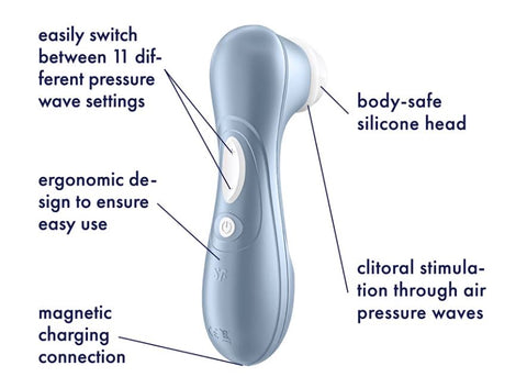 Satisfyer Pro 2 Air Pulse Stimulator Blue