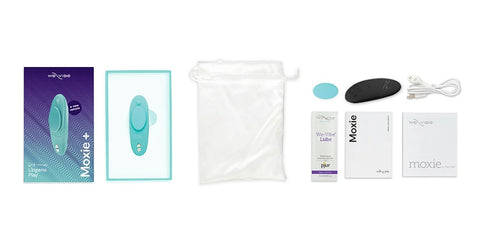 We Vibe Moxie+ Panty Vibrator Aqua We Vibe Moxie+ Panty Vibrator Aqua