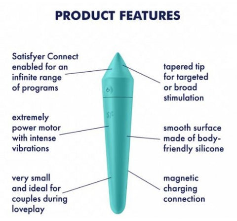 Satisfyer Ultra Power Bullet 8 Turquoise