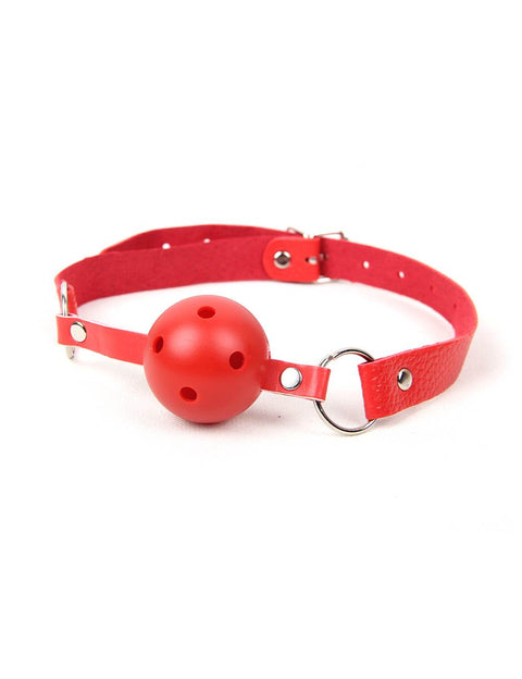 Oh Yeah Breathable Ball Gag Red