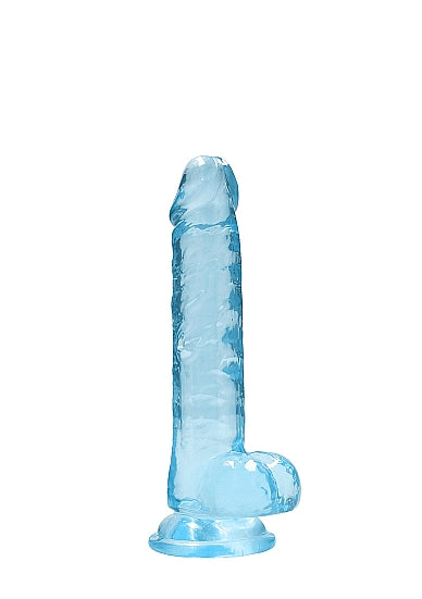 Realrock Dildo with Balls 7" Blue