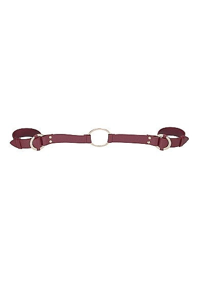 Ouch Handcuffs With Connector Burgundy