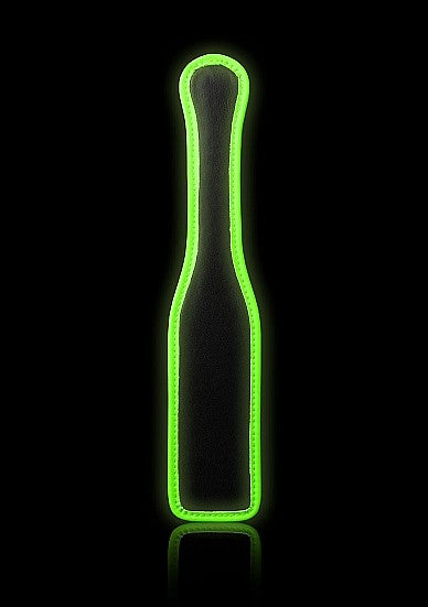Ouch Glow In The Dark - Bonded Leather Paddle