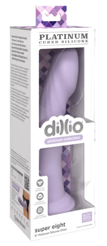 Dillio Platinum Super Eight 8"  Purple