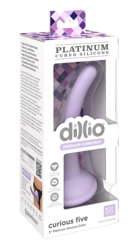 Dillio Platinum Curious Five 5" Purple