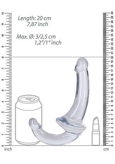 Realrock 6" Crystal Strapless Strap Blue