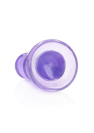 Realrock 5.5" Crystal Curvy Dildo Purple