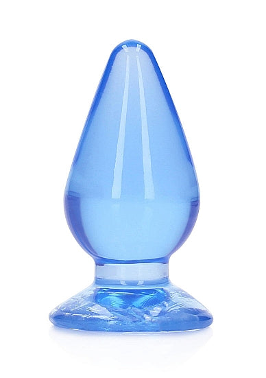 Realrock 4.5" Crystal Clear Plug Blue