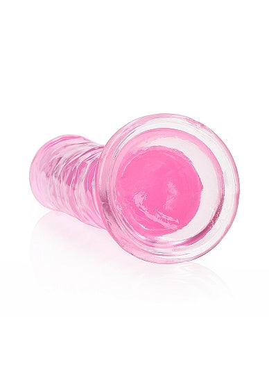 Realrock 8" Crystal Clear Dildo Pink