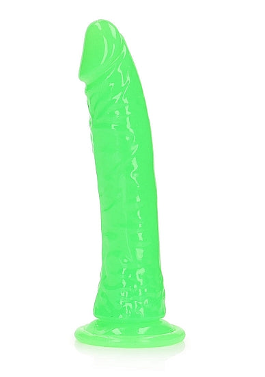 Realrock 7" Glow-N-Dark Dildo Green